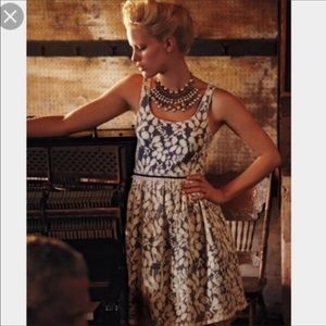 Anthropologie Weston Wear Vinca Minor Lace Dress